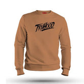 Premium Men's Brown Sweatshirt | Beige & Camel Options | OG High Density Print